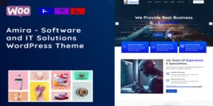 Amira - Software and IT Solutions WordPress Theme Original License Key Activation
