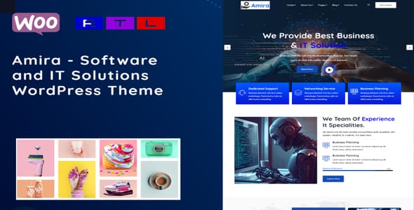 Amira - Software and IT Solutions WordPress Theme Original License Key Activation Amira - Software and IT Solutions WordPress Theme Original License Key Activation