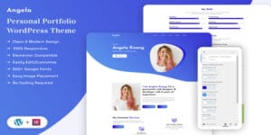 Angela - Personal Portfolio WordPress Theme Original License Key Activation