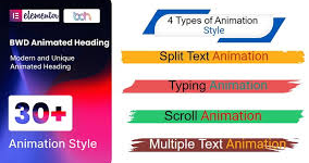 Animated Heading WordPress Plugin For Elementor