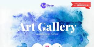Art Deco - Art Gallery WordPress Theme