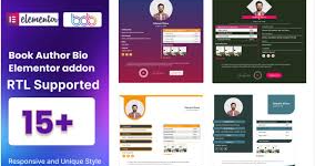 Author Bio WordPress Plugin For Elementor