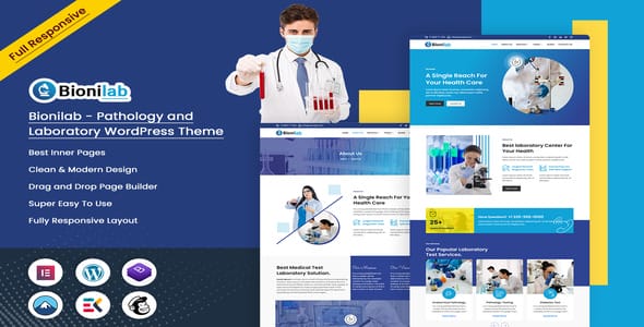 Bionilab - Pathology and Laboratory WordPress Theme License Key Bionilab - Pathology and Laboratory WordPress Theme License Key