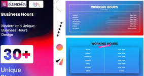 Business Hours WordPress Plugin For Elementor