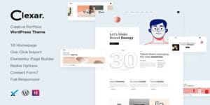 CLexar – Creative Portfolio WordPress Theme Original License Key Activation