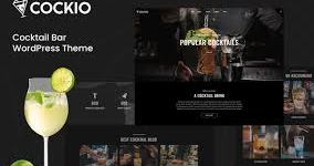 Cockio - Restaurant and Cocktail Bar WordPress Theme