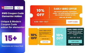 Coupon Code WordPress Plugin For Elementor Coupon Code WordPress Plugin For Elementor