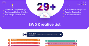 Creative List WordPress Plugin For Elementor Creative List WordPress Plugin For Elementor