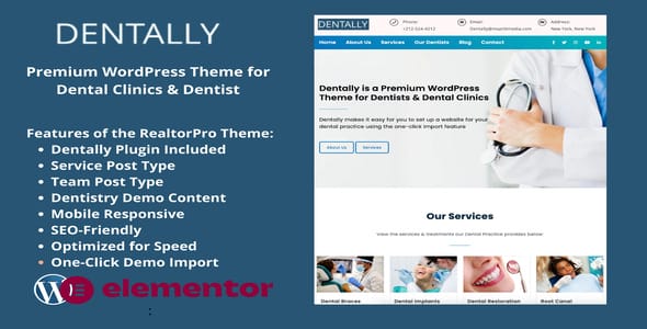 Dentally - WordPress Theme For Dental Clinics Original License Key Activation Dentally - WordPress Theme For Dental Clinics Original License Key Activation