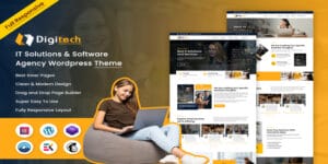 DigiTech - IT Solutions & Software Agency WordPress Theme Original License Key Activation
