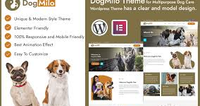 DogMilo WordPress Dog Care Theme WordPress Theme