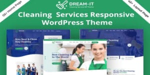 DreamIT - Cleaning Service WordPress Theme Original License Key Activation