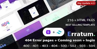 ERRATUM – 404 ERROR PAGES + COMING SOON + LOGIN LATEST VERSION ERRATUM – 404 ERROR PAGES + COMING SOON + LOGIN LATEST VERSION