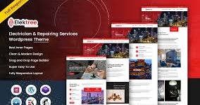 Elektree - Electrician & Repairing WordPress Theme