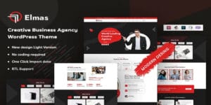 Elmas - Creative Business Agency WordPress Theme Original License Key Activation