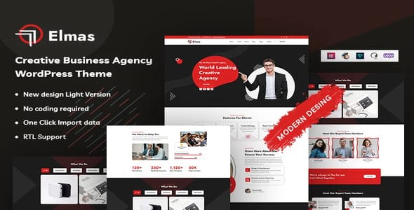 Elmas - Creative Business Agency WordPress Theme Original License Key Activation Elmas - Creative Business Agency WordPress Theme Original License Key Activation