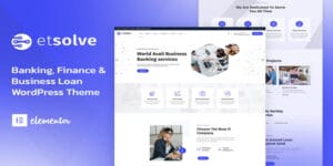 Etsolve - Business and Finance WordPress Theme Original License Key Activation