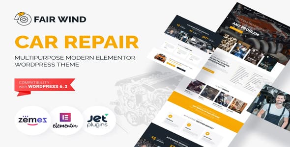 Fair Wind - Car Repair Modern WordPress Elementor Theme Original License Key Activation Fair Wind - Car Repair Modern WordPress Elementor Theme Original License Key Activation