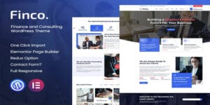Finco - Finance and Consultinge WordPress Theme Original License Key Activation