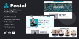 Fosial - Yoga & Meditation WordPress Theme Original License Key Activation
