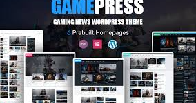 GamePress - Gaming News WordPress Theme