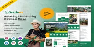 Gardenx - Multipurpose Gardening & Landscaping WordPress Theme Original License Key Activation