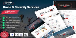 Gogrin - Drone & Security WordPress Theme Original License Key Activation