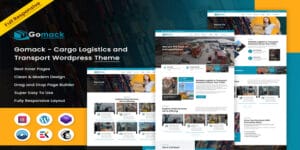 Gomack - Cargo Logistics & Transport WordPress Theme License Key
