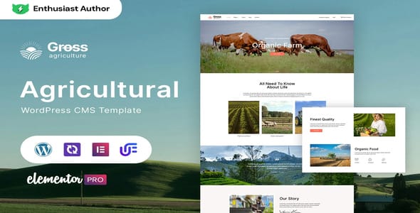 Gross - Agriculture & Farm WordPress Elementor Theme Original License Key Activation Gross - Agriculture & Farm WordPress Elementor Theme Original License Key Activation