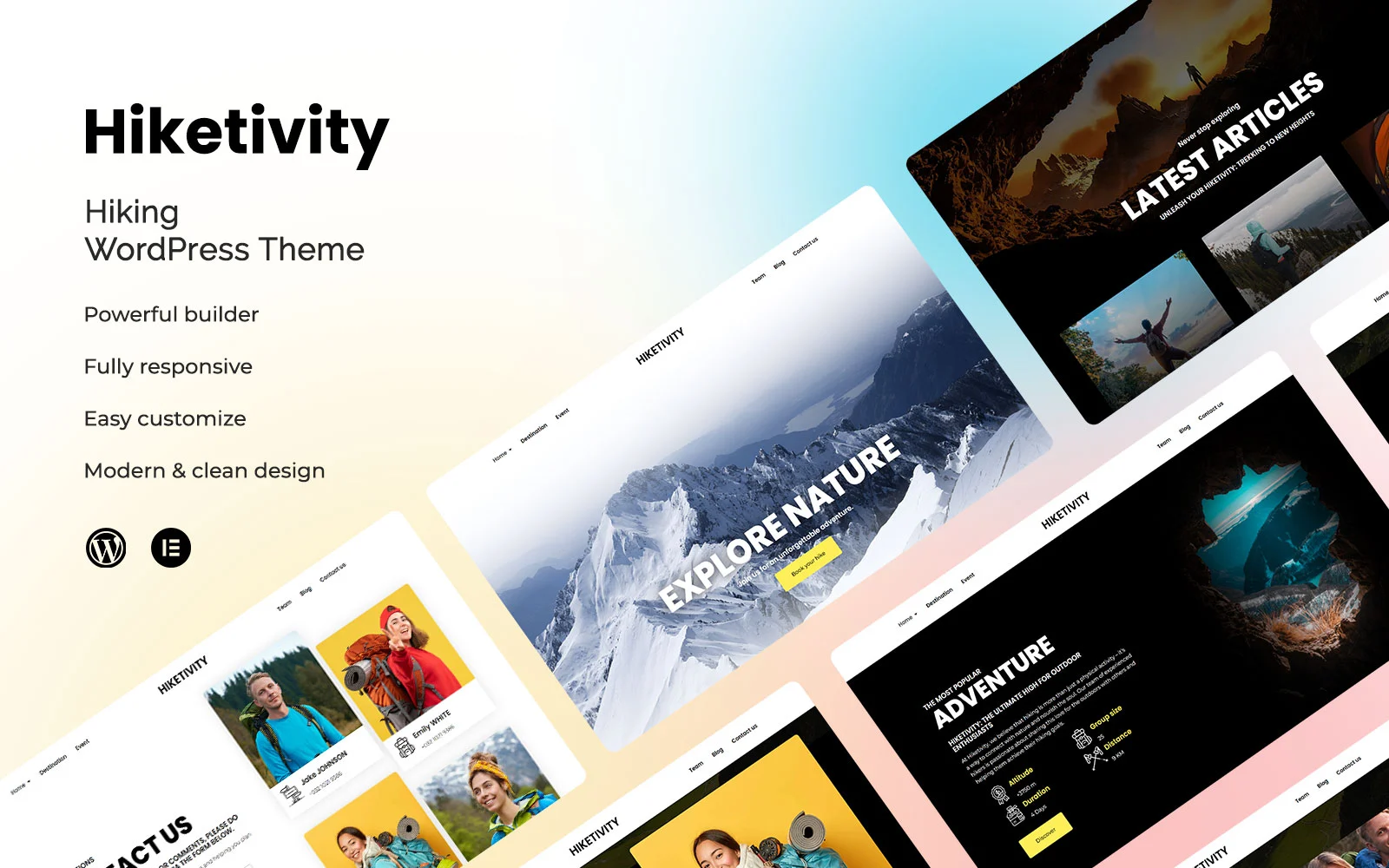Hiketivity - The Ultimate Hiking & Camping Adventure WordPress Theme Original License Key Activation Hiketivity - The Ultimate Hiking & Camping Adventure WordPress Theme Original License Key Activation