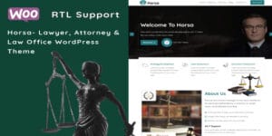 Horsa - Law Firm and Attorney WordPress Theme Original License Key Activation