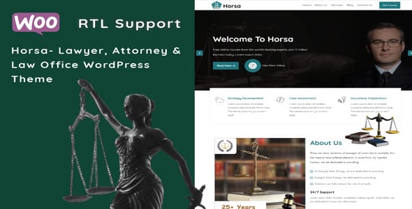 Horsa - Law Firm and Attorney WordPress Theme Original License Key Activation Horsa - Law Firm and Attorney WordPress Theme Original License Key Activation
