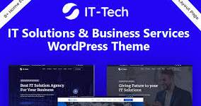 IT-Tech IT Solution & Technology WordPress Theme