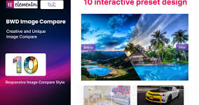 Image Compare WordPress Plugin For Elementor