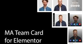 MA Team Card for Elementor - WordPress Plugin
