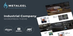 Mataleel - Industrial Company WordPress Theme License Key