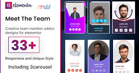 Meet The Team Wordpress Plugin For Elementor WordPress Plugin