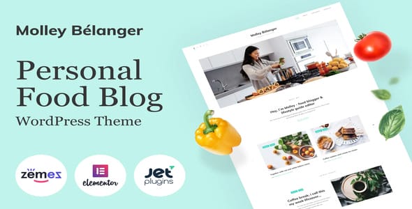 Molley Belanger - Food blog for storytelling WordPress Theme License Key Molley Belanger - Food blog for storytelling WordPress Theme License Key