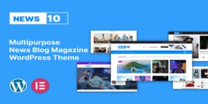 NEWS10 - News, Blog & Magazine WordPress Theme Original License Key Activation