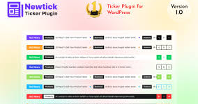 Newtick - Ticker WordPress Plugin for Sticky and Sidebar