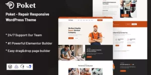 Poket - Repair Responsive WordPress Theme Original License Key Activation