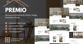 Premio - Minimal Architecture & Interior Design Elementor theme