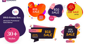 Promo Box WordPress Plugin For Elementor