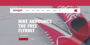 Snykers Sports Shop WordPress Theme License Key