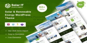 Solar IT – Solar & Renewable Energy WordPress Theme Original License Key Activation