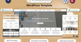 Sparkle & Shine - Wallpapering & Painting WordPress Template