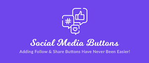 Superb Social Media Share and Follow Buttons With Original Licence