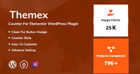 Themex Counter For Elementor WordPress Plugin