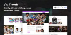 Troub - Charity & Nonprofit WordPress Theme License Key