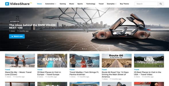 VideoShare Pro - WordPress Video Theme Original License Key Activation VideoShare Pro - WordPress Video Theme Original License Key Activation